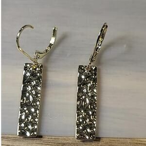 925 Sterling 14K Gold Plated French Leverback Dangle Earrings for Women